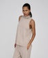 Rabens Saloner Diare pure funnel halter top oatmeal